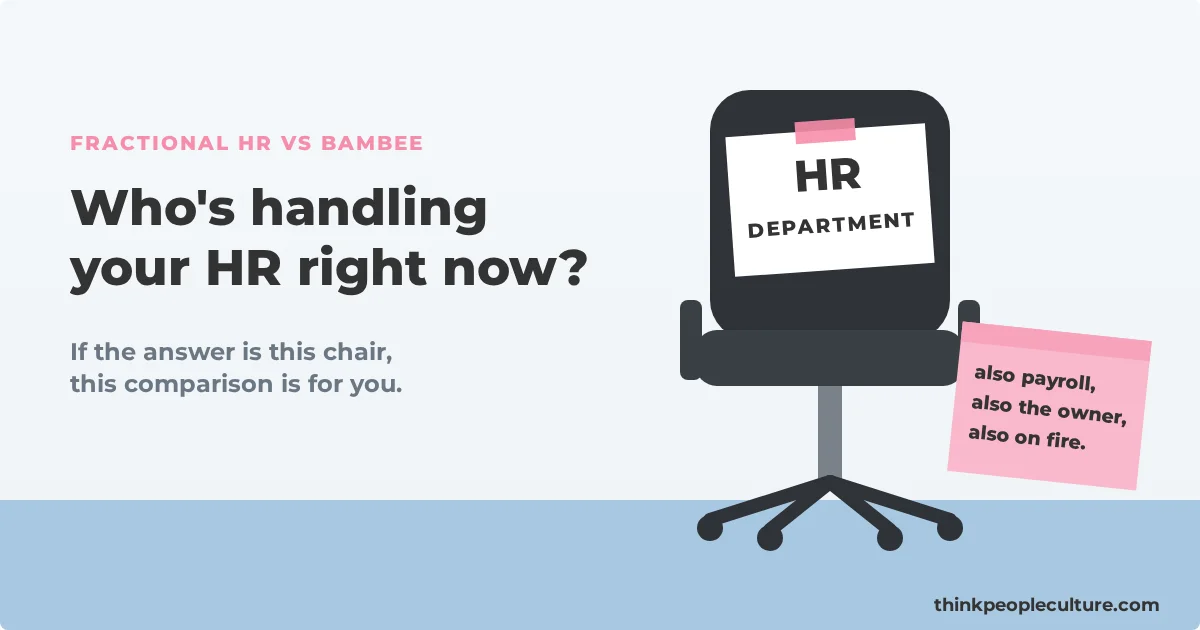 Cover image for the article "Fractional HR vs Bambee: Which One Fits Your Small Business?"