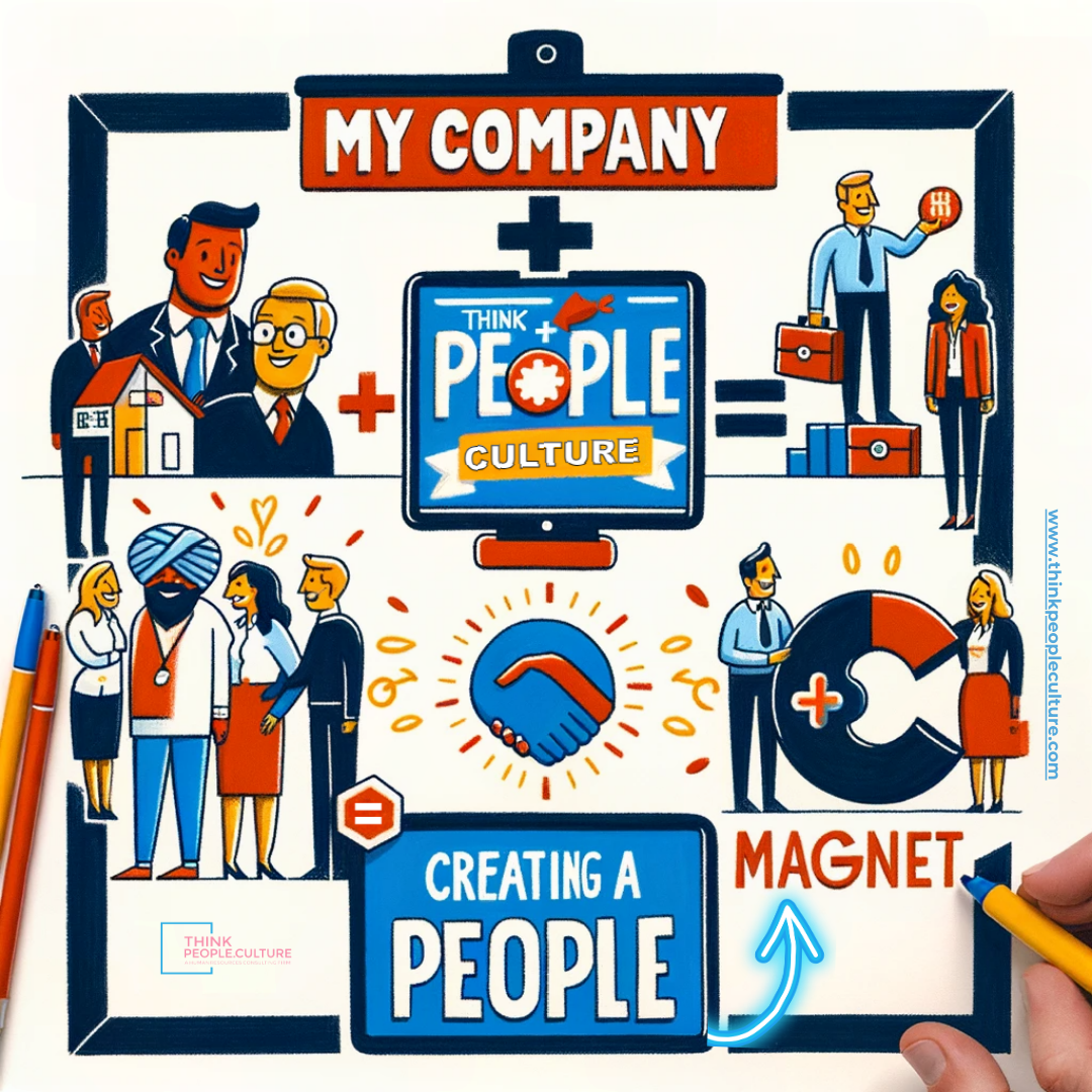 Innovative HR strategies board illustration for tech startup culture